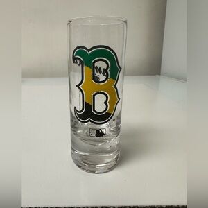 Rare Jamaican Reggae BOSTON RED SOX TALL SHOT GLASS